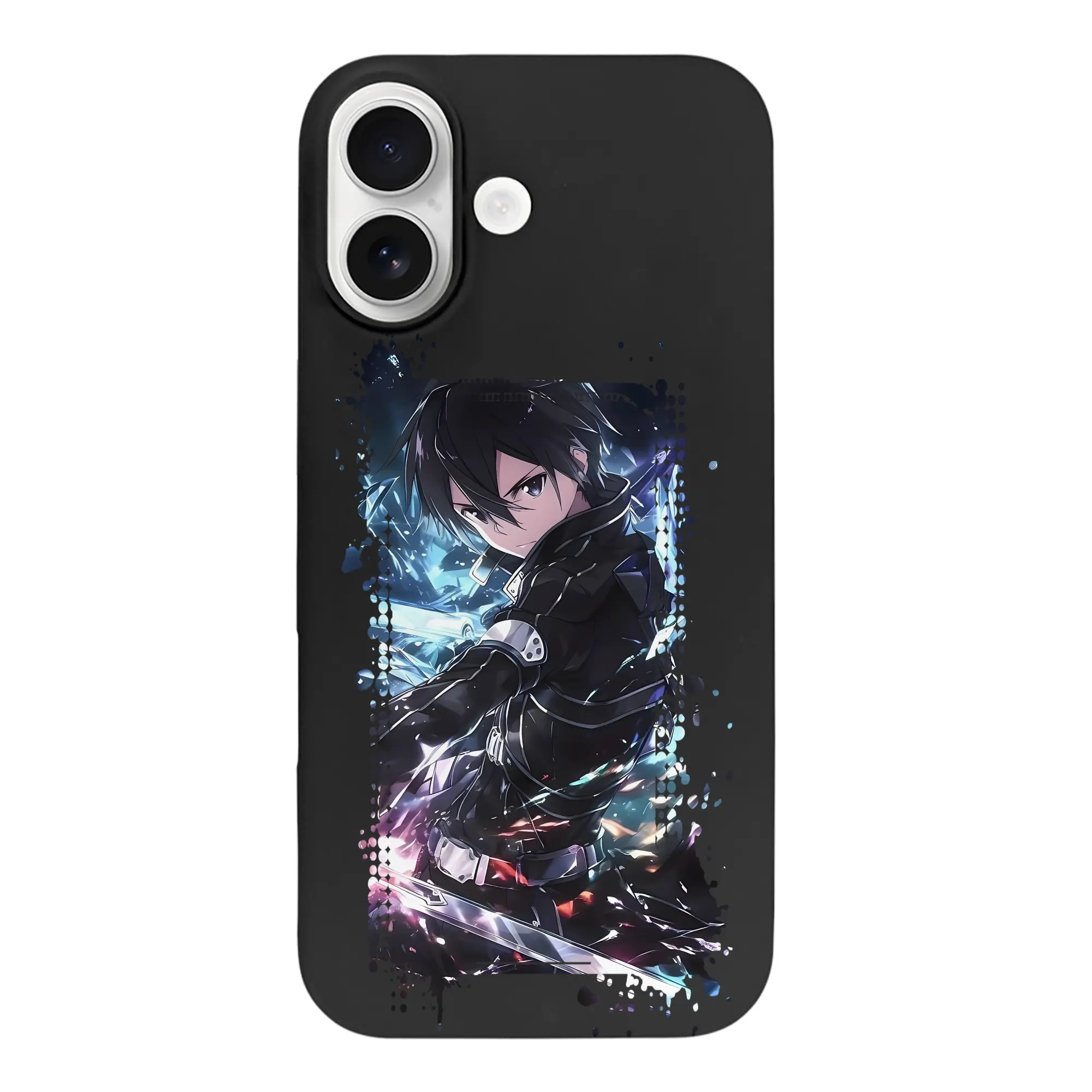 ソードアートオンライン グッズ キリト - iPhone 17 シリーズ シリコンケース 薄型 耐衝撃 指紋防止 ソフトタッチカバー 精密フィット 傷防止 保護ケース iPhone 17/17 Air/17 Pro/17 Pro Max 対応